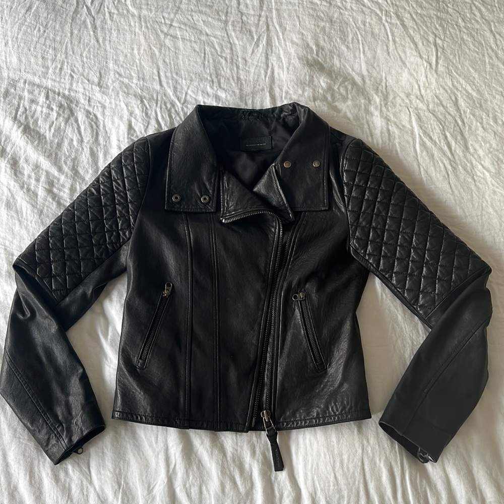 Mackage Lamb Leather Moto / Biker Jacket